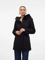 Kurtki damskie - Vero Moda Płaszcz przejściowy w kolorze czarnym - miniaturka - grafika 1