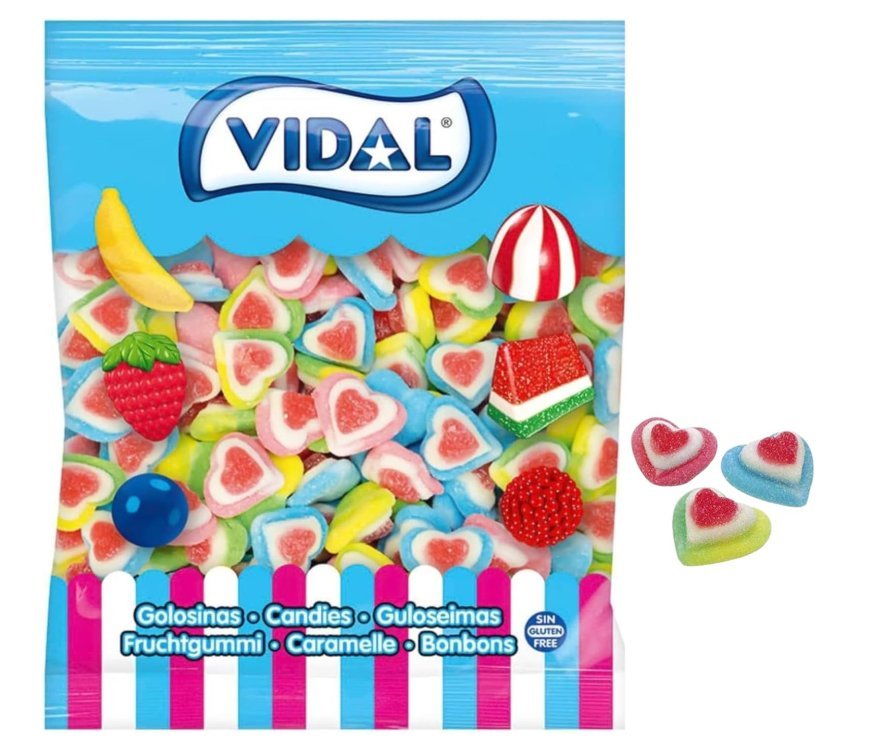 Vidal żelki serca owocowe 1,5 kg