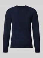 Swetry męskie - Sweter z dzianiny kroju regular fit z mieszanki bawełny - miniaturka - grafika 1
