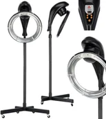 Sauny do włosów - Infrazon fryzjerski klimazon Saturn black do przyspieszania wzmacniania zabiegów pielęgnacyjnych włosów oraz do odbudowy koloryzacji ondulacji do salonu - miniaturka - grafika 1