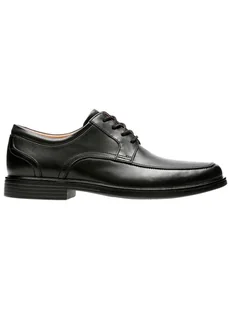 Clarks Skórzane trzewiki "Un Aldric Park" w kolorze czarnym - Półbuty męskie - miniaturka - grafika 1