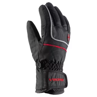 Rękawiczki dla dzieci - Dziecięce rękawice narciarskie Viking Kevin Gloves red - 4 - grafika 1