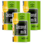 Soki i napoje niegazowane - House of Asia Mleczko kokosowe 12-14% Zestaw 3 x 400 ml - Żywność - miniaturka - grafika 1