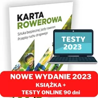 Prawo - Karta rowerowa. Sztuka bezpiecznej jazdy rowerem  + Testy online 2023 na 3 miesiące - miniaturka - grafika 1