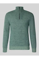 Bluzy męskie - Bluza z kołnierzem o kroju regular fit z czystej bawełny - Tom Tailor Denim - miniaturka - grafika 1
