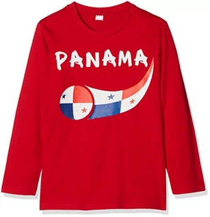 Koszulki dla chłopców - Supportershop supportershop 8 Shirt Panama L/S dla dzieci 8 chłopców, czerwony, f: L (rozmiar producenta: 8 lat) 5060542524674 - grafika 1