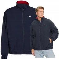 Kurtki męskie - TOMMY HILFIGER JEANS męska kurtka ocieplana na zime granatowa bomber TOMMY HILFIGER JEANS męska kurtka ocieplana na zime granatowa bomber r.M - miniaturka - grafika 1
