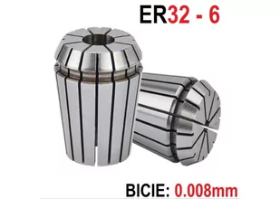 Tulejka zaciskowa ER32 FI 6mm Bicie 0,008mm CNC Professional - Tuleje - miniaturka - grafika 1