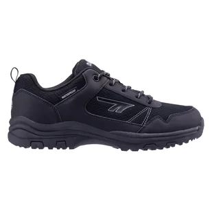 Męskie Buty HI-TEC TOLUN LOW WP M000273408 – Czarny - Buty trekkingowe męskie - miniaturka - grafika 1