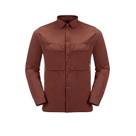 Koszule męskie - Jack Wolfskin Atacama Koszula Barn Red XXL - miniaturka - grafika 1