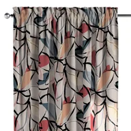 Zasłony - Zasłona na kanale z grzywką 1 szt. - miniaturka - grafika 1