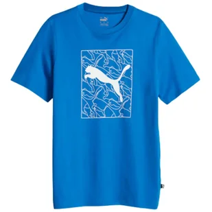 Koszulka fitness męska Puma Graphics Cat Tee - Koszulki sportowe męskie - miniaturka - grafika 1