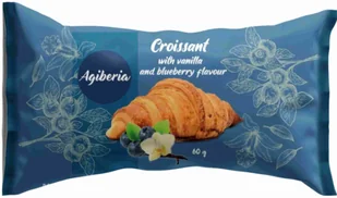 AGIBERIA Rogal Wanilia Borówka 60g - Przekąski dla dzieci - miniaturka - grafika 1