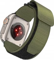 Akcesoria do smartwatchy - ForCell FORCELL F-DESIGN FA05 pasek nylonowy do APPLE Watch 38 / 40 / 41 mm zielony - miniaturka - grafika 1