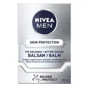 Balsamy po goleniu - Nivea Silver Protect balsam po goleniu antybakteryjny 100 ml - miniaturka - grafika 1