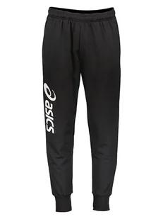 asics Spodnie dresowe w kolorze czarnym - Spodnie sportowe męskie - miniaturka - grafika 1