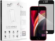 Szkła hartowane na telefon - moVear 2.5D Max Privacy - Prywatyzujące Szkło Hartowane Do Apple Iphone Se (2022 / 2020) / 8 / 7 (4.7") Na Cały Ekran | Antyspy, Do Etui, Fullglue, 9H - miniaturka - grafika 1