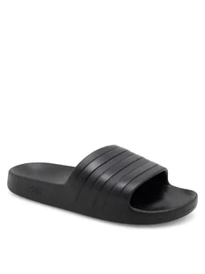adidas Klapki ADILETTE AQUA F35550 Czarny - Klapki i japonki męskie - miniaturka - grafika 1