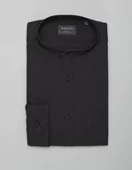 Koszule męskie - koszula lentini 00394 długi rękaw czarny slim fit - miniaturka - grafika 1