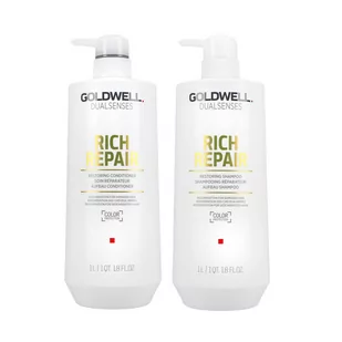 Goldwell DUALSENSES RICH REPAIR Szampon 1000 ml + Odżywka 1000 ml 0000052702 - Szampony do włosów - miniaturka - grafika 1