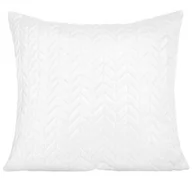 Poszewki na poduszki - Poszewka 45 x 45 Dekoracyjna Velvet Moxie Biały - miniaturka - grafika 1