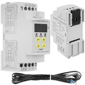 Sterowniki i przekaźniki - Regulator Temperatury Na Szynę Din +Czujnik Ntc Mission Air Frost Programator Termostat - miniaturka - grafika 1