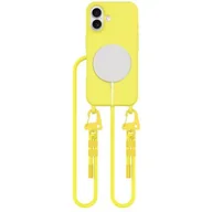 Etui i futerały do telefonów - Etui TECH-PROTECT MagNecklace MagSafe do Apple iPhone 16 Żółty - miniaturka - grafika 1