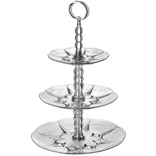 Patera na ciasta KADAX K341, 3-poziomy, 26,5 cm - Tace i patery - miniaturka - grafika 1