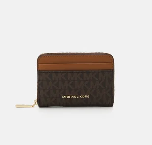 Michael Kors portfel skóra ekologiczna brązowy - kobieta - Portfele - miniaturka - grafika 1