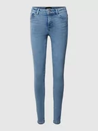 Spodnie damskie - Jeansy o kroju skinny fit z 5 kieszeniami model ‘DANA’ - miniaturka - grafika 1