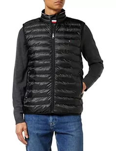 Tommy Hilfiger Męska kurtka z okrągłą kamizelką, Czarny, XL - Kurtki męskie - miniaturka - grafika 1