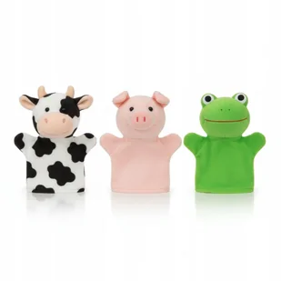 PLUSZOWA PACYNKA KRÓWKA ŚWINKA ŻABKA MASKOTKA MIŚ PRZYTULANKA PLUSZAK - Maskotki i pluszaki PLUSZOWA PACYNKA KRÓWKA ŚWINKA ŻABKA MASKOTKA MIŚ PRZYTULANKA PLUSZAK - Maskotki i pluszaki - miniaturka - grafika 1