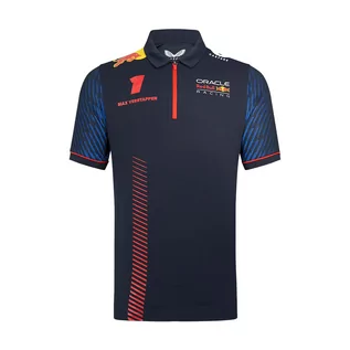 Koszulki męskie - Polo męskie Max Verstappen Team granatowe Red Bull Racing 2023 - grafika 1