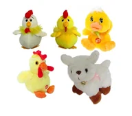 Maskotki i pluszaki - Sun-day Pluszak Kura z Glosem 16cm Sa K1097 - miniaturka - grafika 1