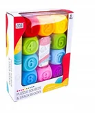 Zabawki sensoryczne - Kostki sensoryczne miekkie gumowe dla dzieci 10 szt - miniaturka - grafika 1