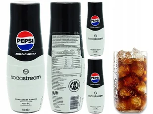 3x SYROP KONCENTRAT PEPSI MAX DO SATURATORA SODASTREAM 9L NAPOJU z 440ml - Syropy i koncentraty owocowe - miniaturka - grafika 1