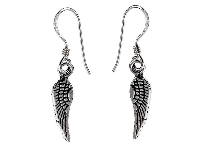 Kolczyki srebrne skrzydła skrzydełka k1771 - 0,9g.