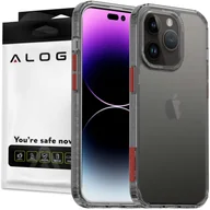 Etui i futerały do telefonów - Etui na telefon Alogy Protective Case obudowa ochronna do Apple iPhone 14 Pro Max Czarno-przezroczyste - miniaturka - grafika 1