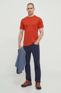 Icebreaker t-shirt sportowy 125 Cool-Lite Merino Blend Sphere III kolor pomarańczowy gładki IB0A56ZMA841 - Koszulki męskie - miniaturka - grafika 1