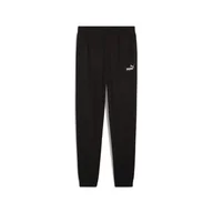 Spodnie sportowe męskie - Męskie spodnie Essentials z logo No. 1 z dżerseju PUMA Black - miniaturka - grafika 1