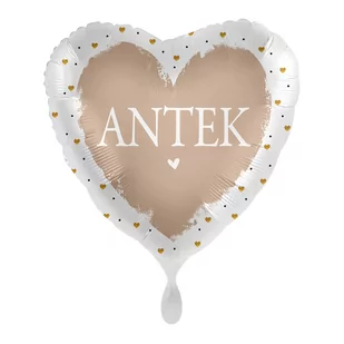 Balon imienny foliowy Antek serce pakowany 43 cm - Balony i akcesoria - miniaturka - grafika 1