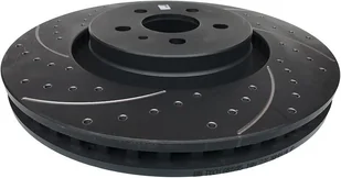 Przednie klocki + WIERCONE tarcze hamulcowe 345mm Ford Fusion Sport 2017- - Tarcze hamulcowe - miniaturka - grafika 5