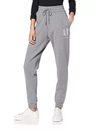 Spodnie damskie - Armani Exchange Damskie spodnie sportowe Icon Project Jogger, szary, XL - miniaturka - grafika 1