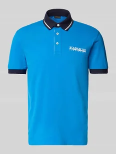 Koszulka polo o kroju slim fit z nadrukiem z logo - Koszulki męskie - miniaturka - grafika 1