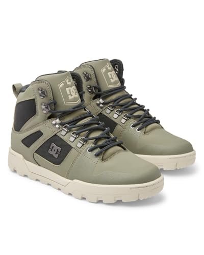 DC Shoes Pure High-top Wr Boot buty męskie, Zielony, czarny, biały, 46.5 EU