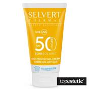 Kremy do twarzy - Selvert Thermal Age Prevent Gel - Cream Krem do twarzy z barierą ochronną SPF50 50 ml - miniaturka - grafika 1