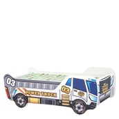 Łóżka dla dzieci i młodzieży - Łóżko Dziecięce z Materacem Digger Halmar Wielobarwny - miniaturka - grafika 1