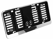 Akcesoria motoryzacyjne - inny Ramka na tablicę rejestracyjną małą 305x114mm chrom N11-9677 - miniaturka - grafika 1
