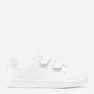 Buty dla chłopców - Tenisówki dziecięce dla dziewczynki na rzepy Reebok Royal Complete C 100075147 34 Białe (1200143259252) - miniaturka - grafika 1