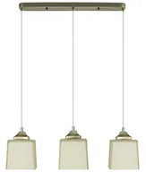 Lampy sufitowe - Retro lampa wisząca z małymi kloszami 6753/3 21QG z serii KOSTKA - miniaturka - grafika 1